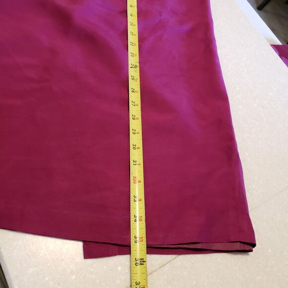 Vintage Talbots red pure silk Dress Suit Jacket Set Size 14 Career Business - Picture 13 of 13